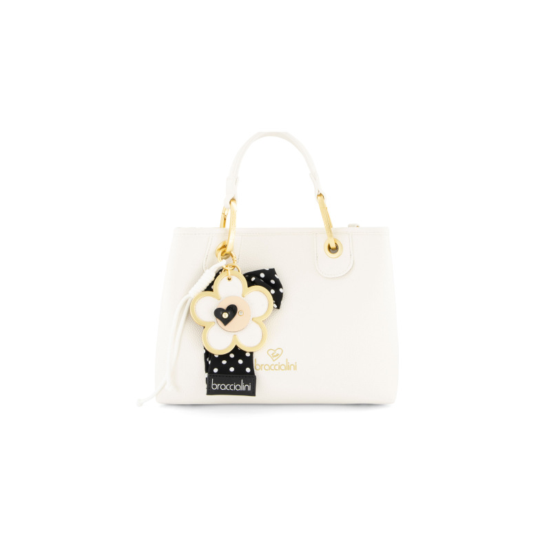 Braccialini Tua Borsa a mano M Beth - Bianco