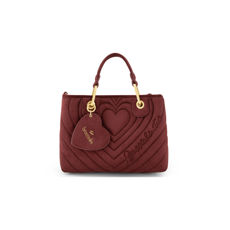 Braccialini Tua Borsa a mano M Beth Matelassé - Rosso Vinaccia