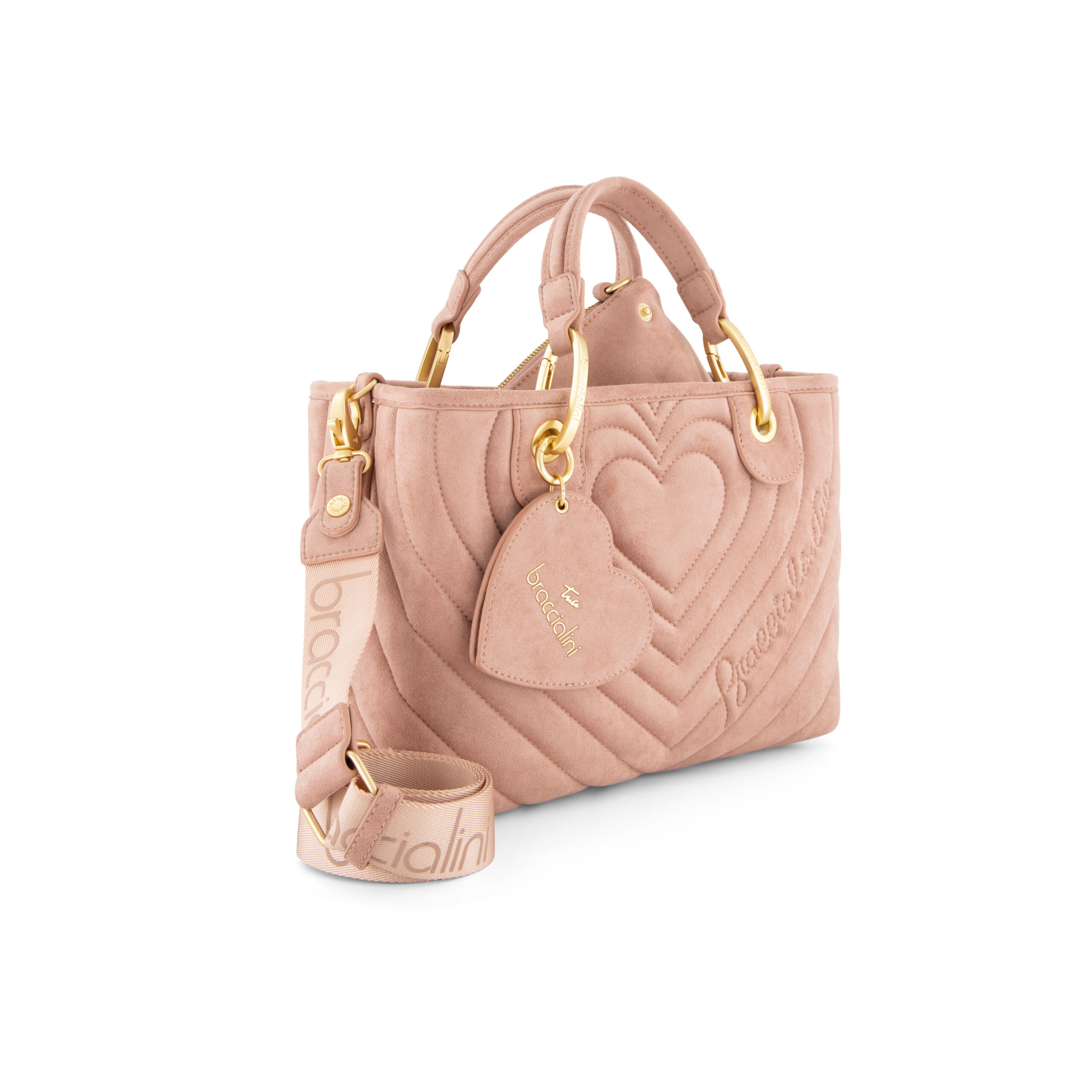 Braccialini Tua Borsa a mano M Beth Matelassé - Rosa - immagine 2