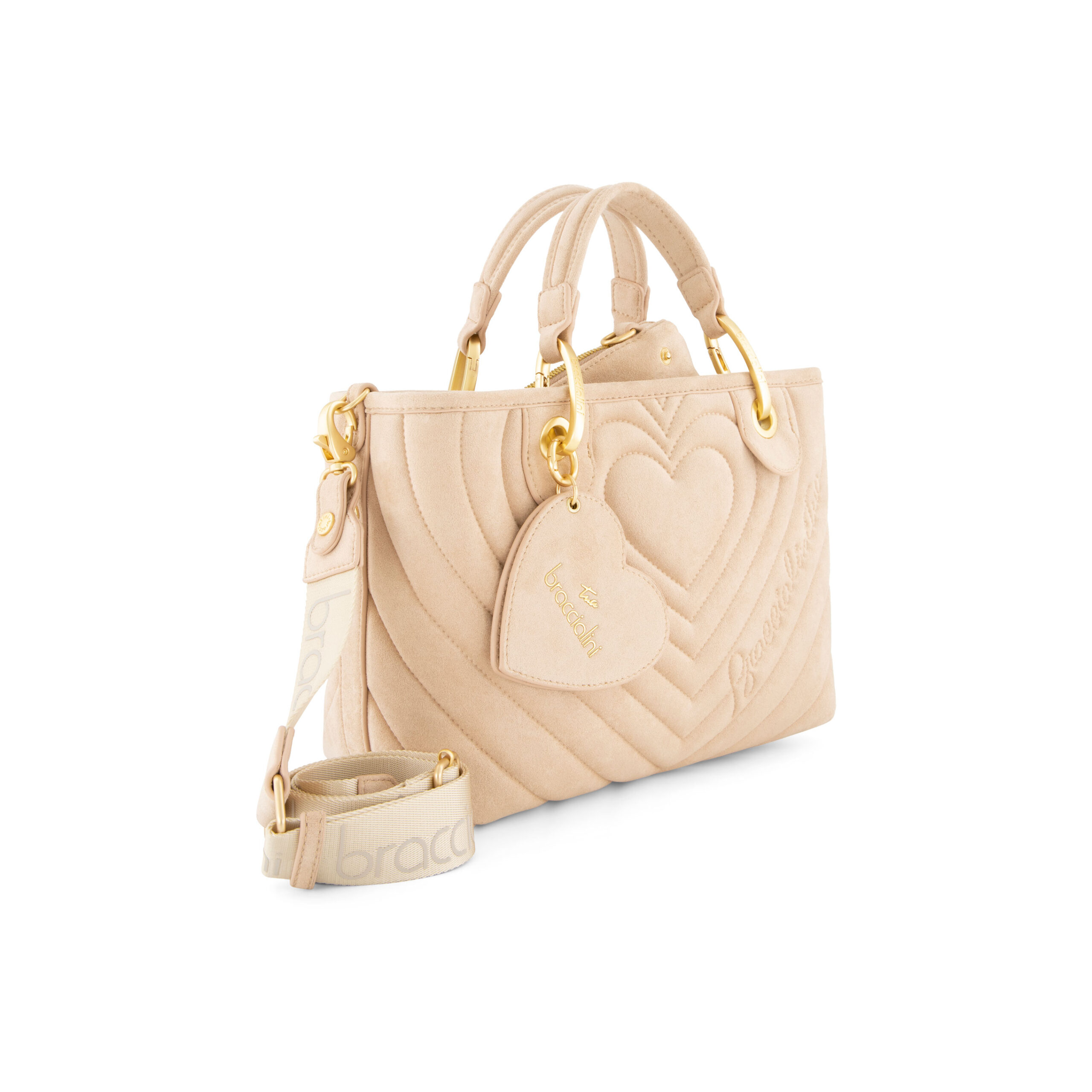Braccialini Tua Borsa a mano M Beth Matelassé - Beige - immagine 2