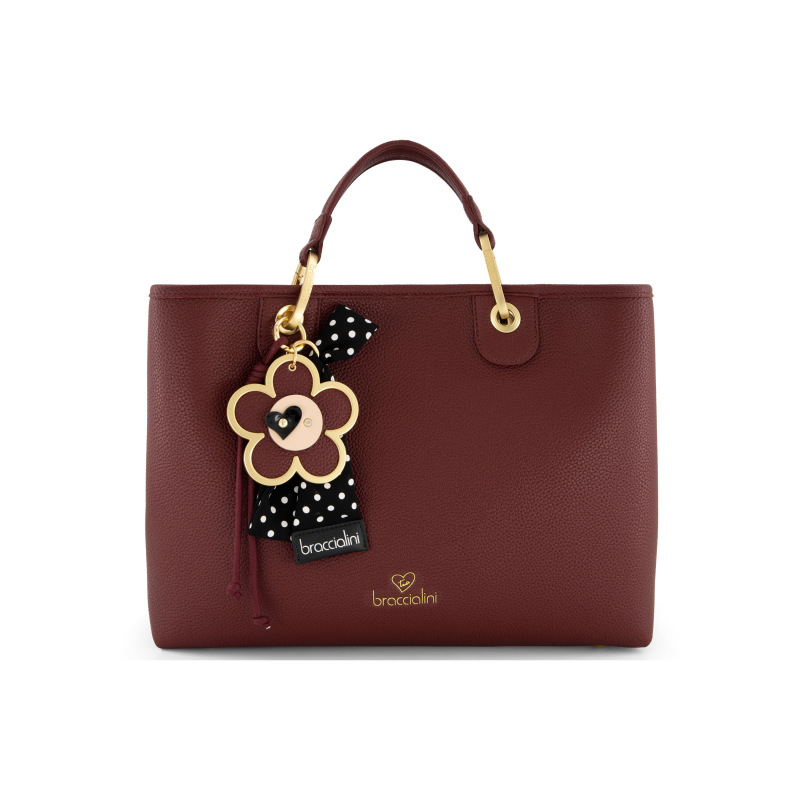 Braccialini Tua Borsa a mano L Beth - Rosso Vinaccia