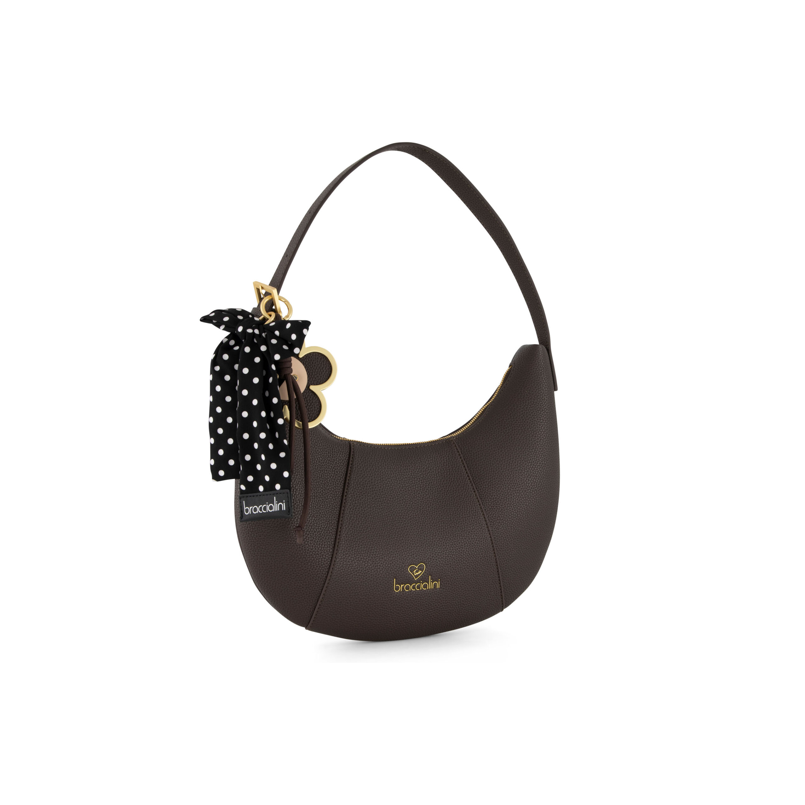 Braccialini Tua Borsa a spalla Beth - Cioccolato - immagine 2