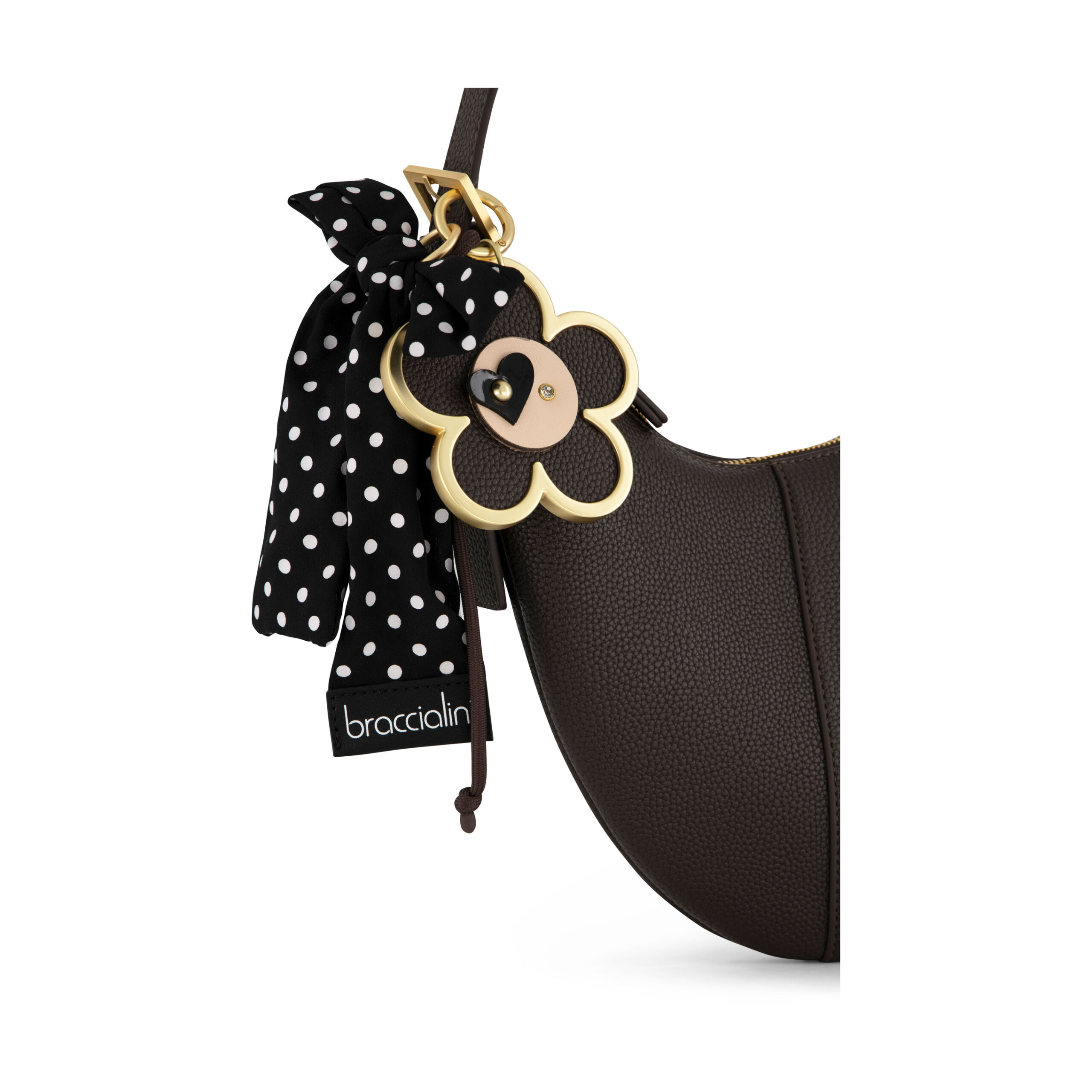 Braccialini Tua Borsa a spalla Beth - Cioccolato - immagine 3