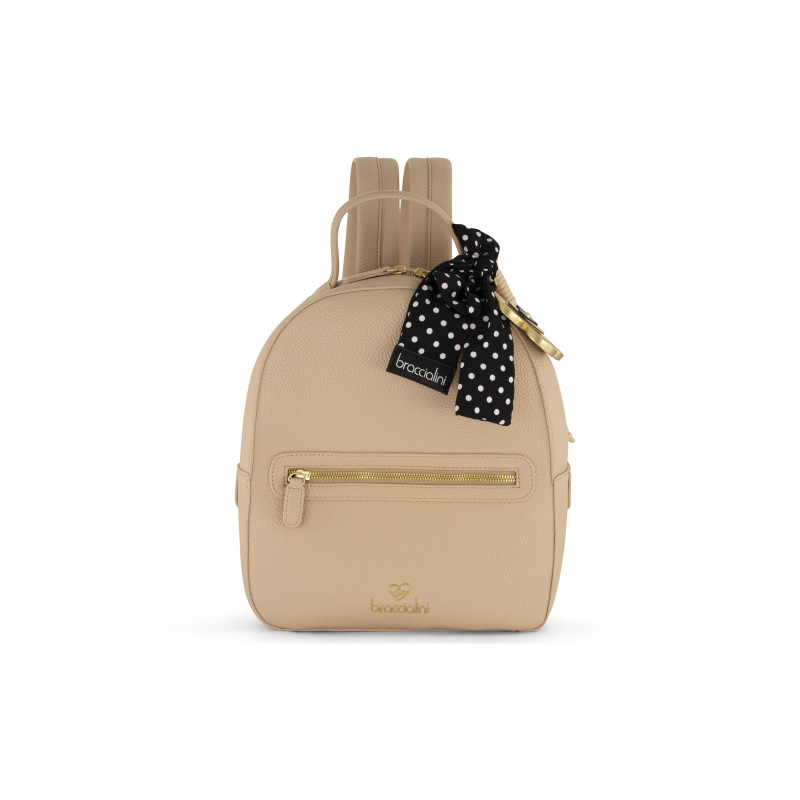 Braccialini Tua Zaino Beth - Beige Cipria