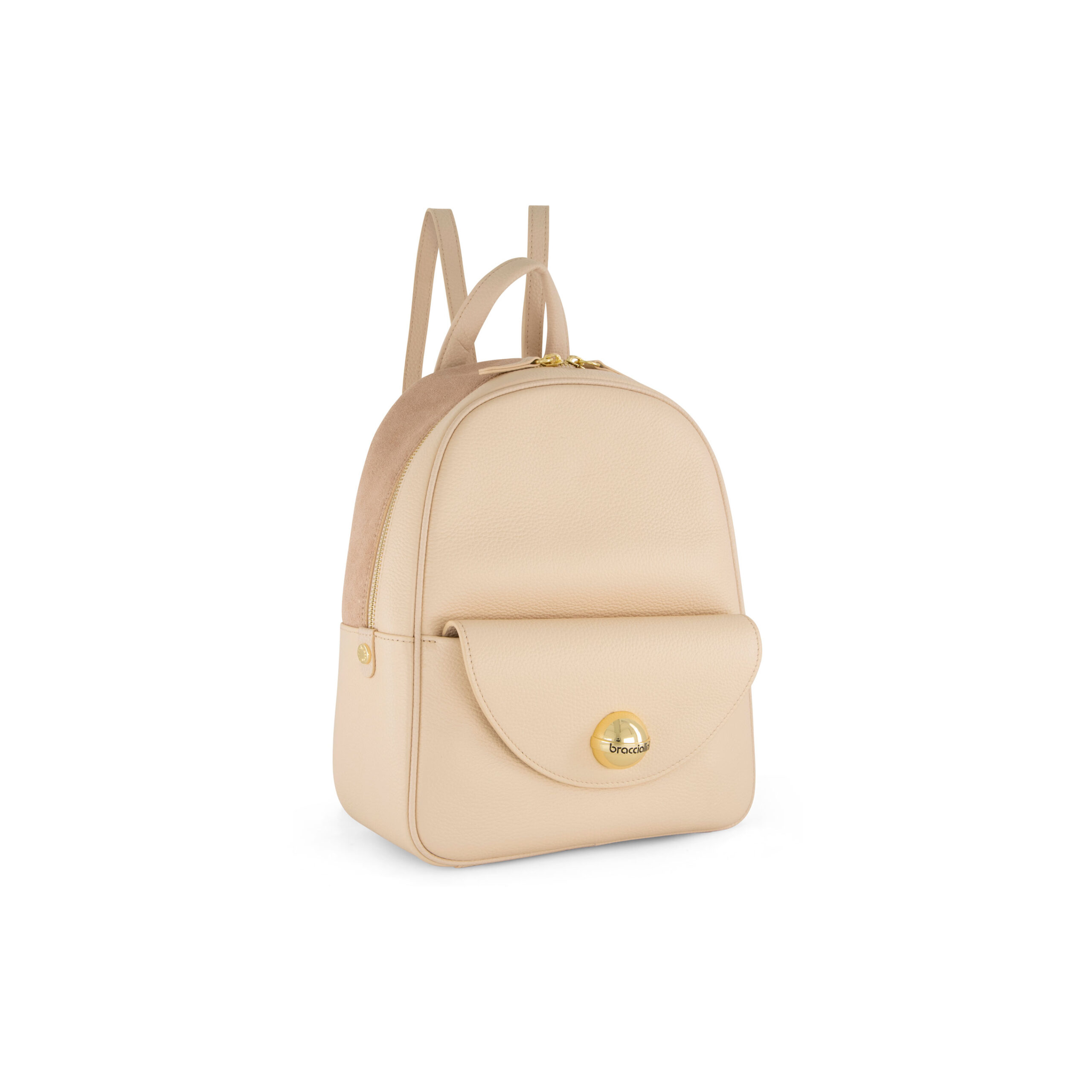 Braccialini Tua Zaino in pelle Ariel - Beige - immagine 2