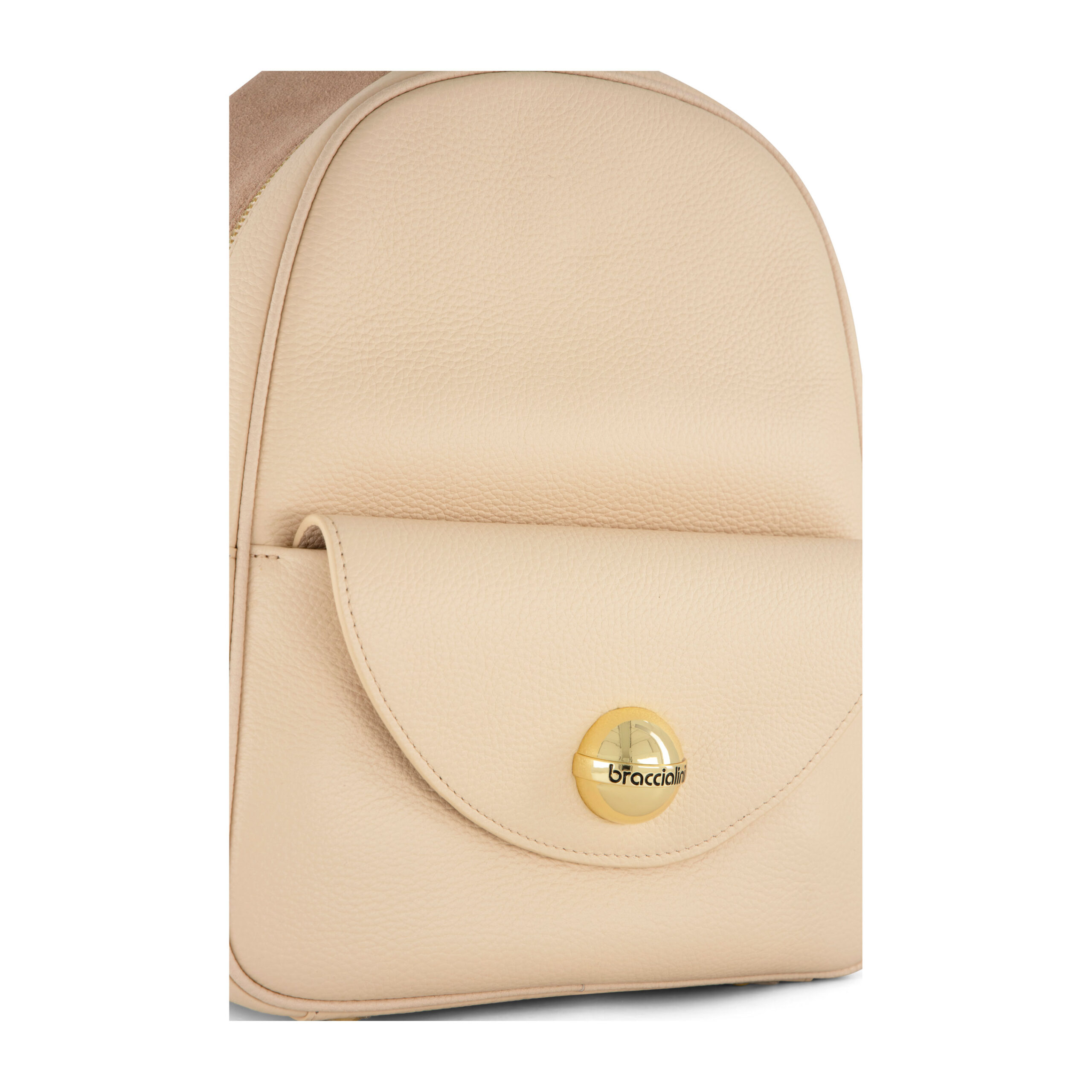 Braccialini Tua Zaino in pelle Ariel - Beige - immagine 3