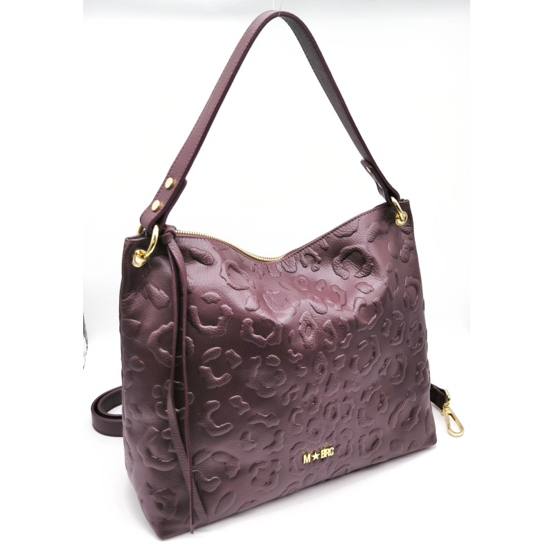 MBRC - Borsa a spalla Print - Burgundy