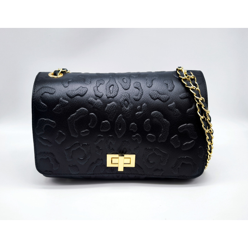 MBRC - Borsa a spalla/tracolla con patta Print - Nero