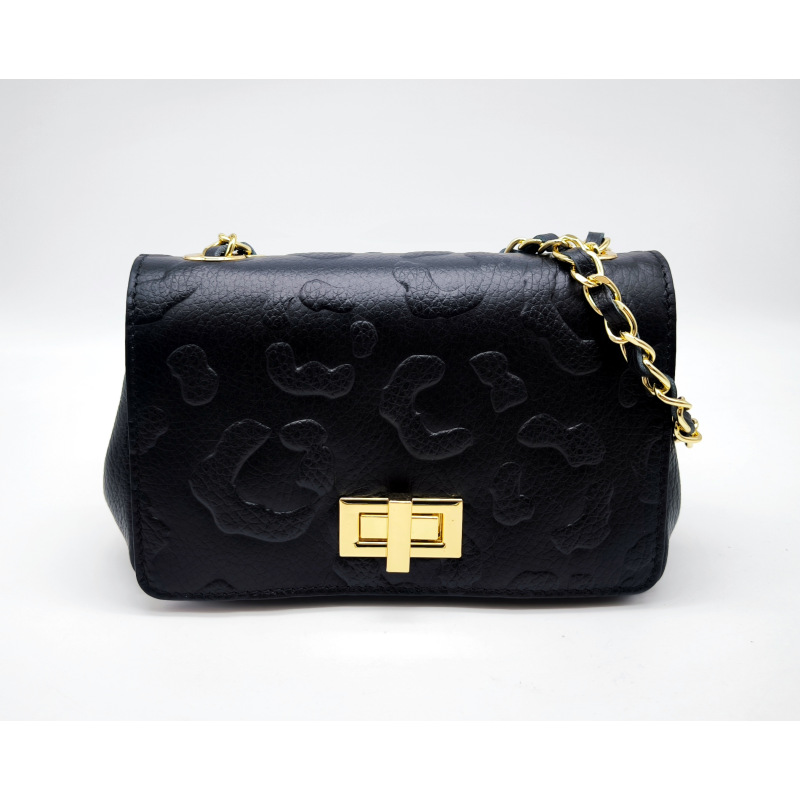 MBRC - Borsa piccola a spalla/tracolla con patta Print - Nero