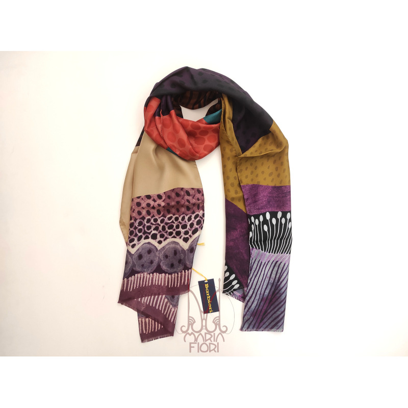 Barbieri - Stola/Sciarpa Seta Twill 52x190 - Multi