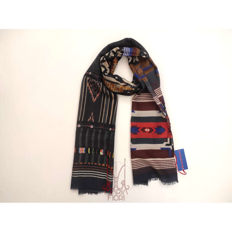 Barbieri - Sciarpa Lana Twill St. 55x190 - Multicolor