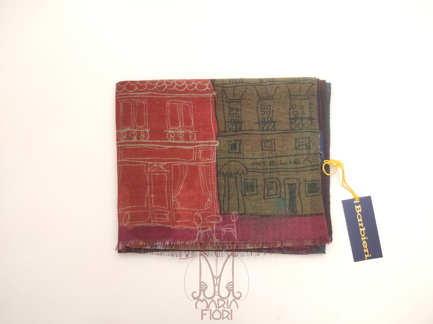 Barbieri - Sciarpa Lana Maglia St. 55x190 - Multicolor - immagine 2