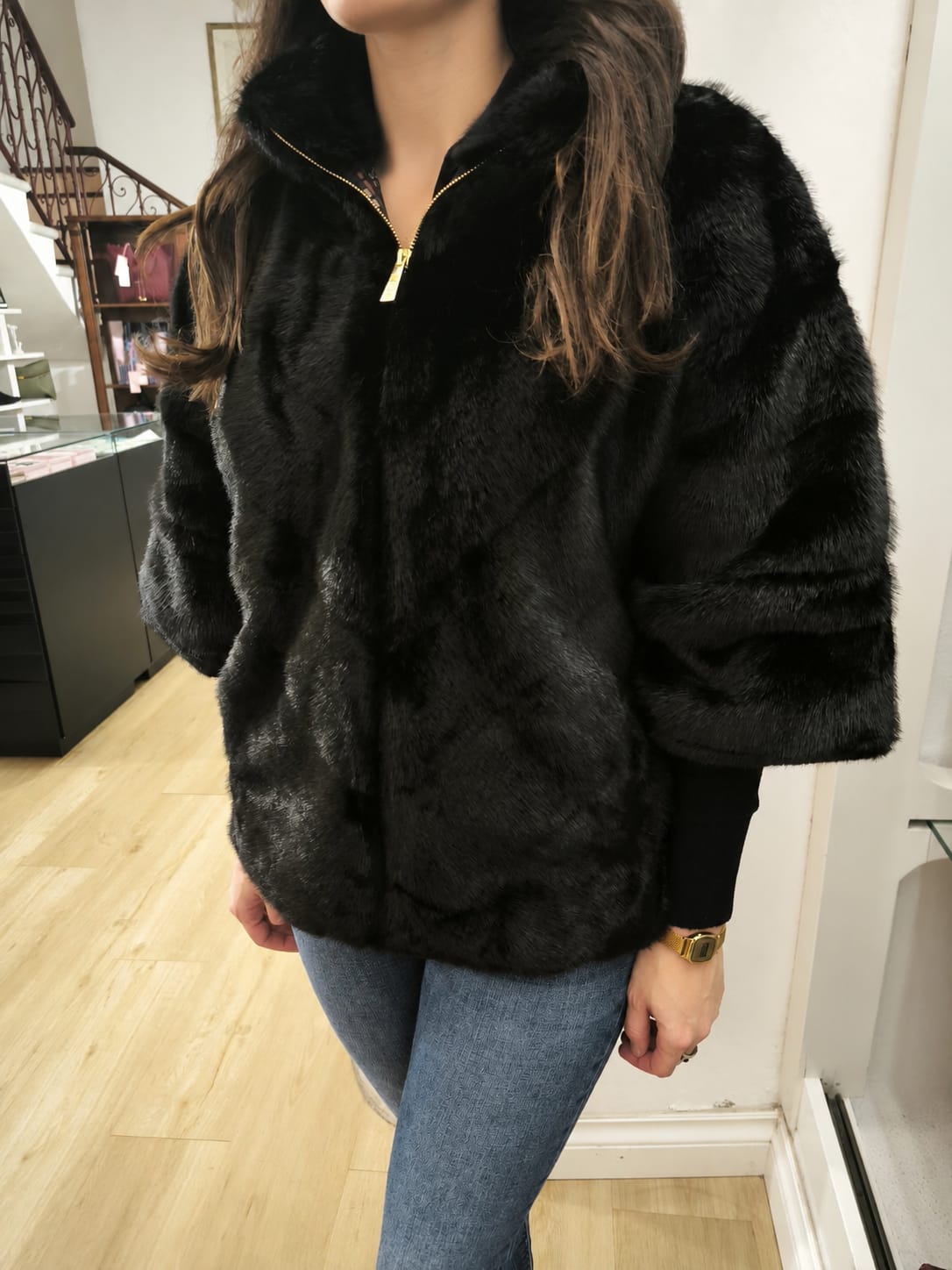 MBRC - Giacca Tessuto Fur - Nero Tg.ML - immagine 2