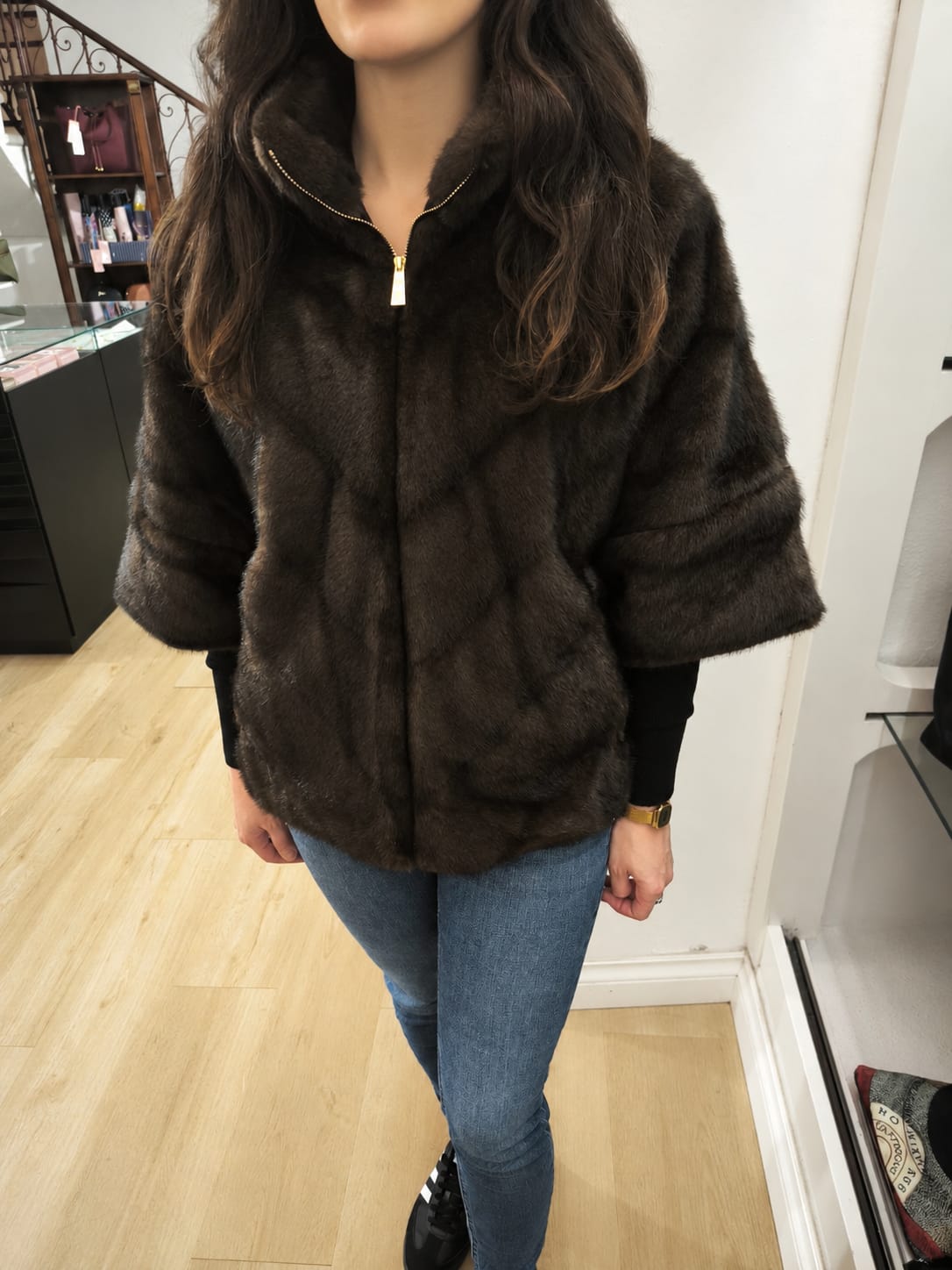 MBRC - Giacca Tessuto Fur - Marrone Tg.ML - immagine 2
