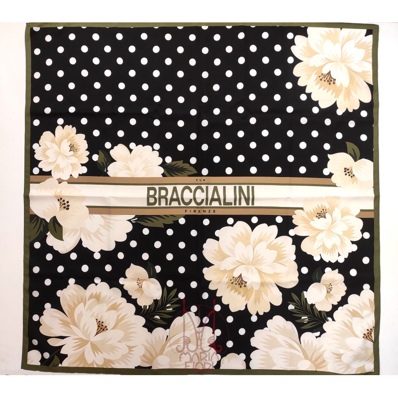 Braccialini Tua Foulard Queen Pois 90x90